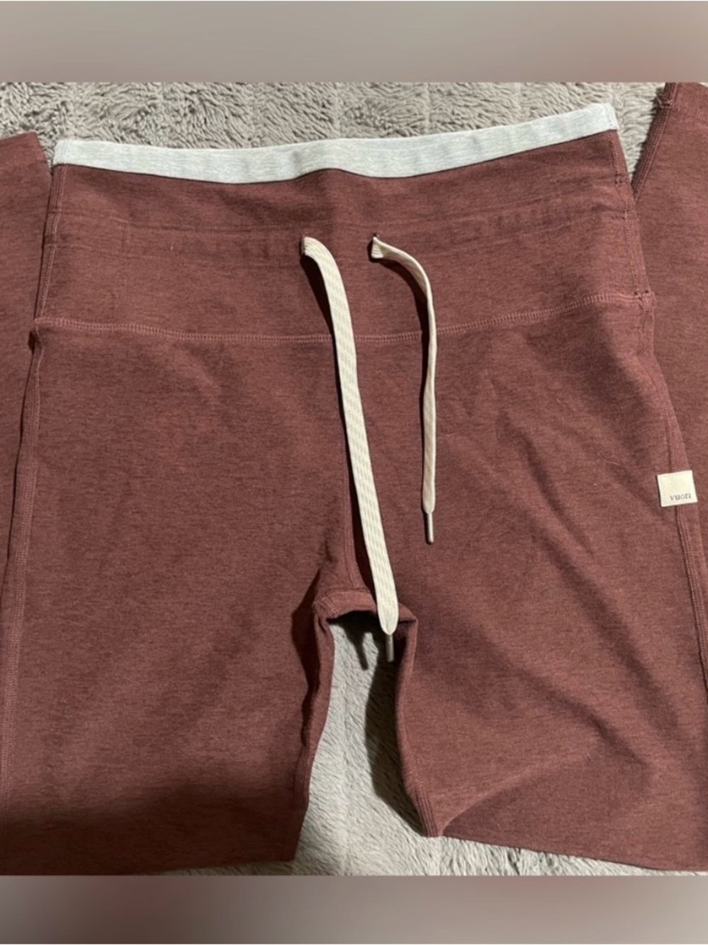 Vuori medium Leggings in chestnut heather maroon - Picture 4 of 6